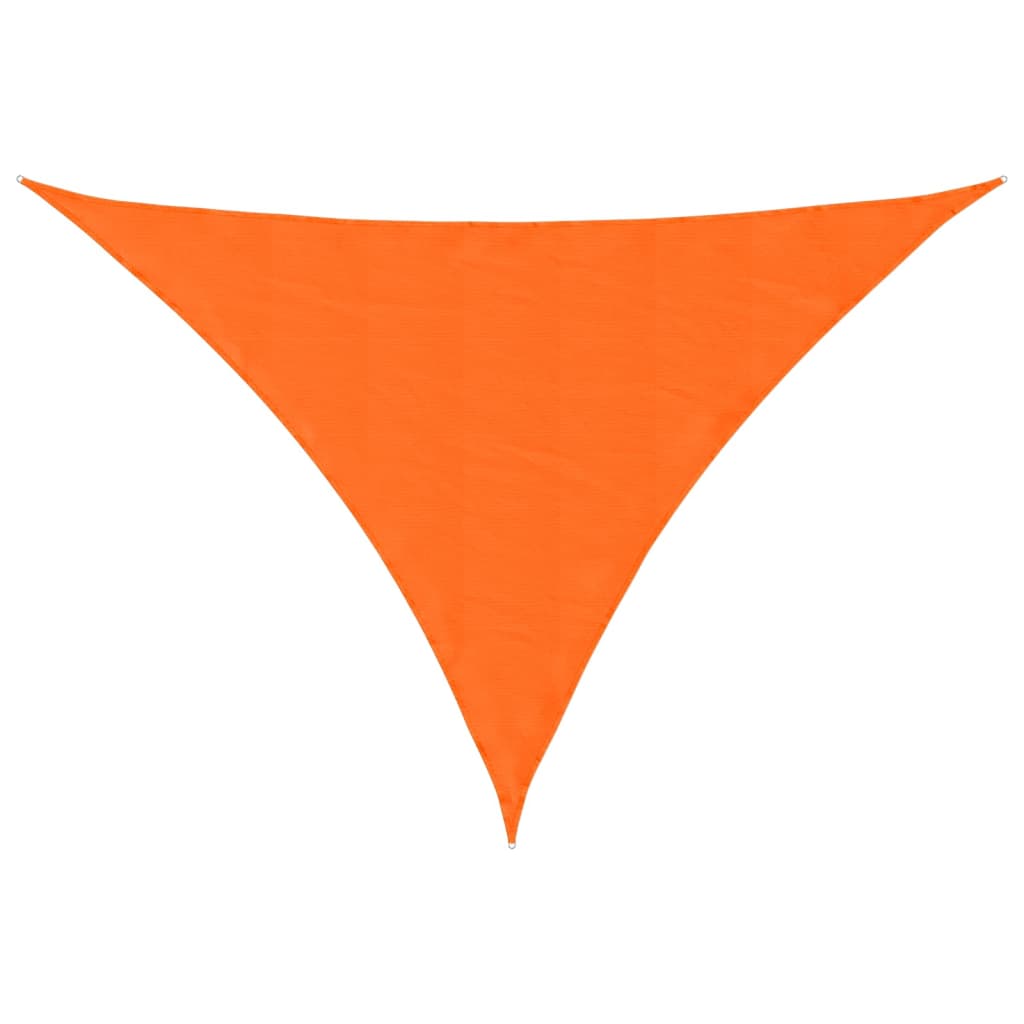 Narancssárga háromszögű oxford-szövet napvitorla 2,5x2,5x3,5 m Narancssárga háromszögű oxford-szövet napvitorla 2,5x2,5x3,5 m
