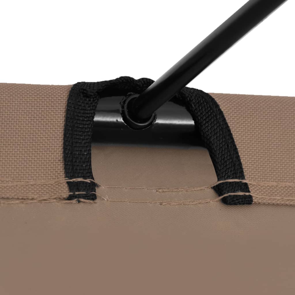 2 db tópszínű oxford szövet és acél kempingágy 180 x 60 x 19 cm 2 db tópszínű oxford szövet és acél kempingágy 180 x 60 x 19 cm
