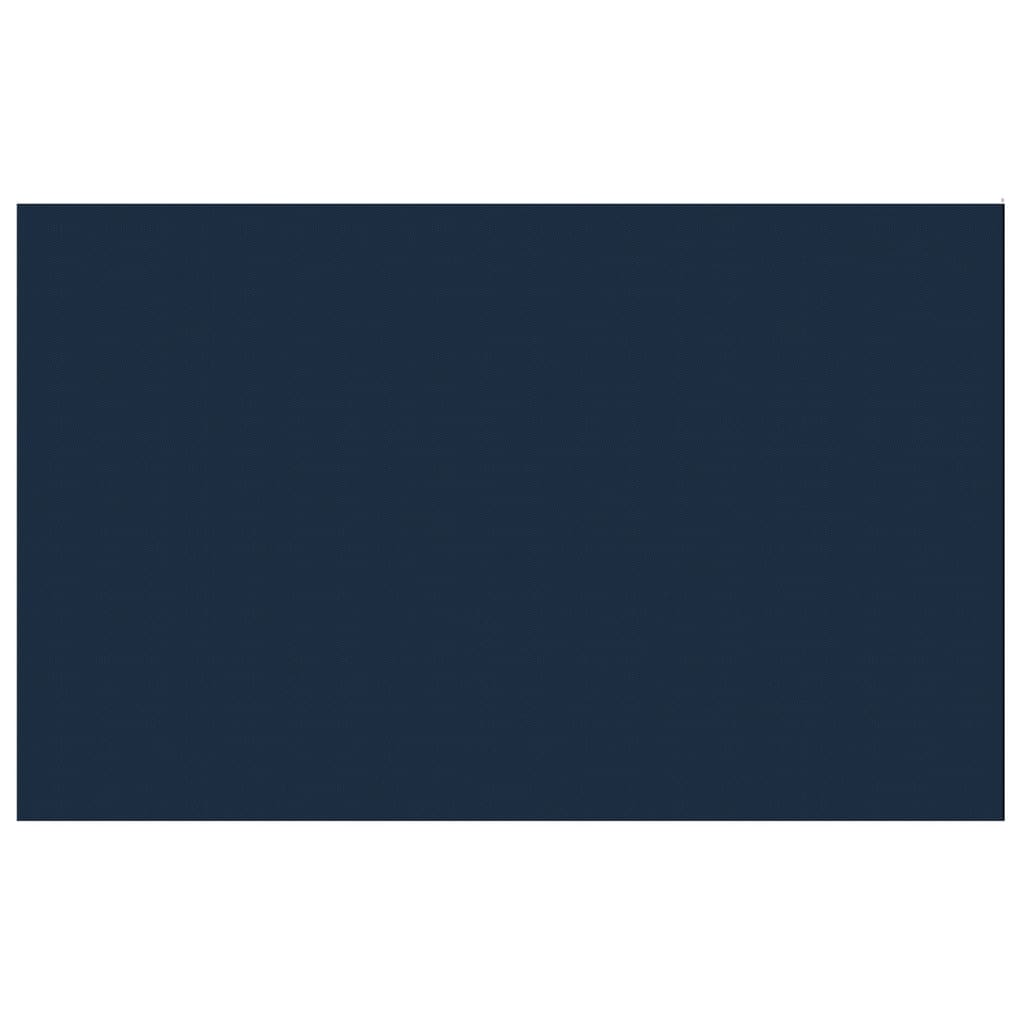 Fekete és kék napelemes lebegő pe medencefólia 800 x 500 cm