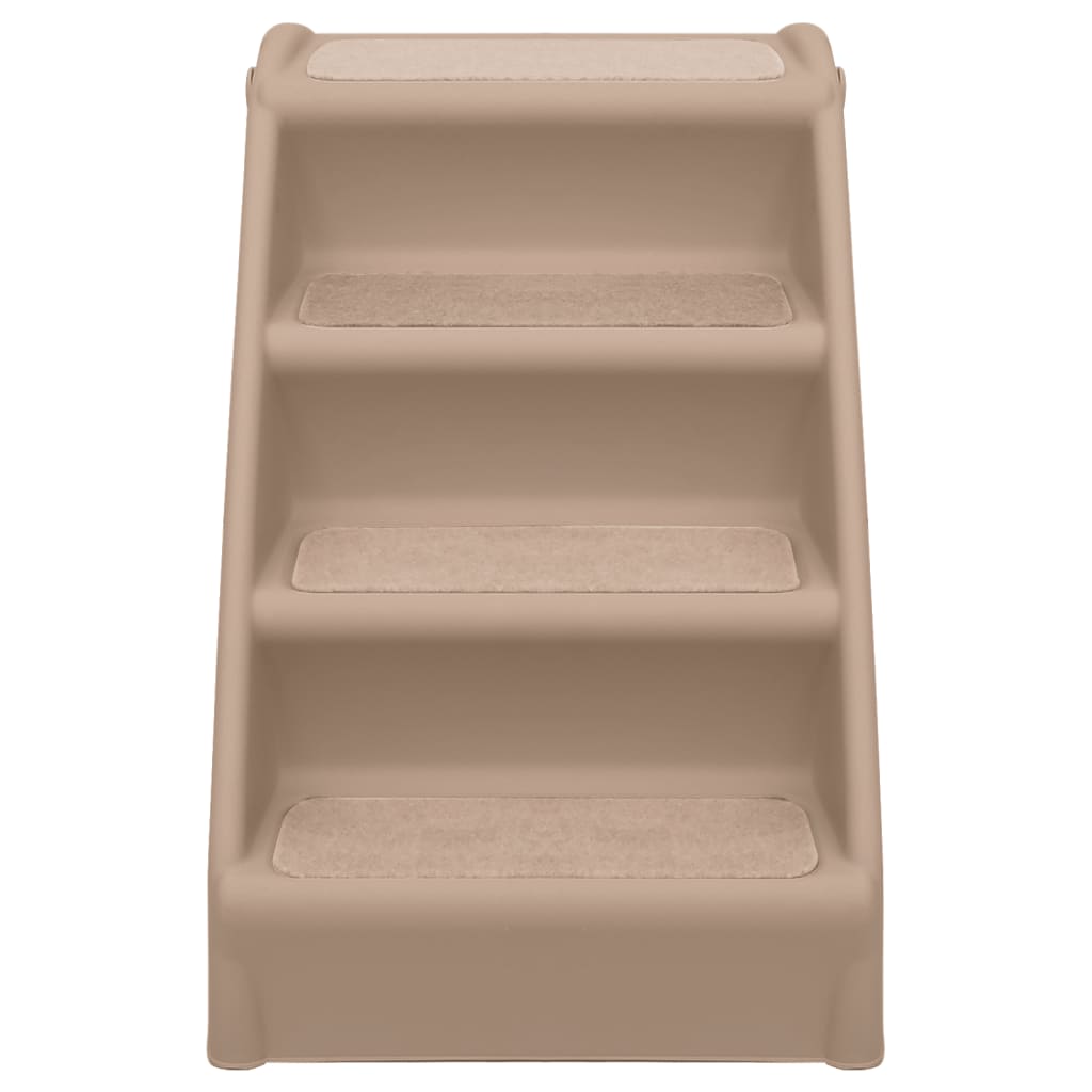 Barna összecsukható kutyalépcső 62 x 40 x 49,5 cm