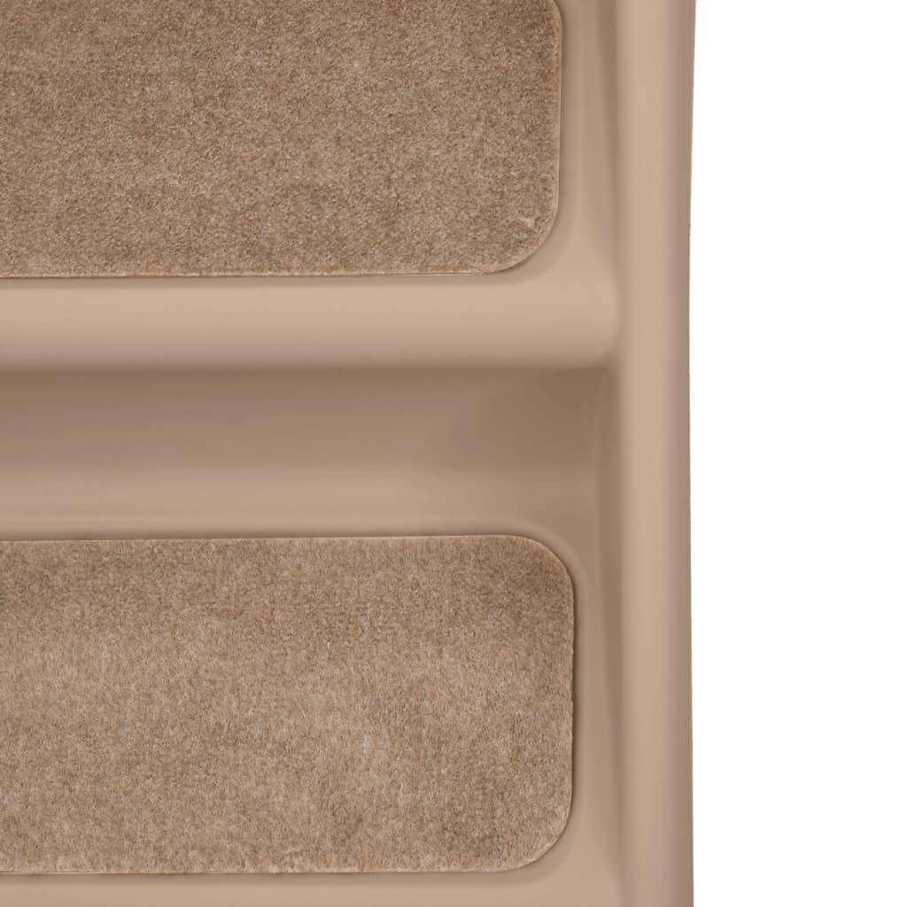 Barna összecsukható kutyalépcső 62 x 40 x 49,5 cm