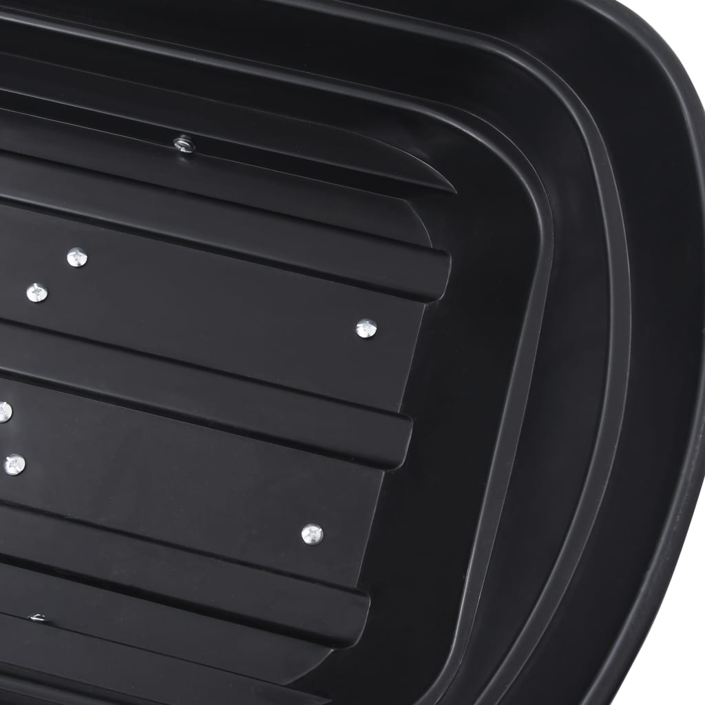 Fekete kerti kézikocsi 300 kg 75 liter