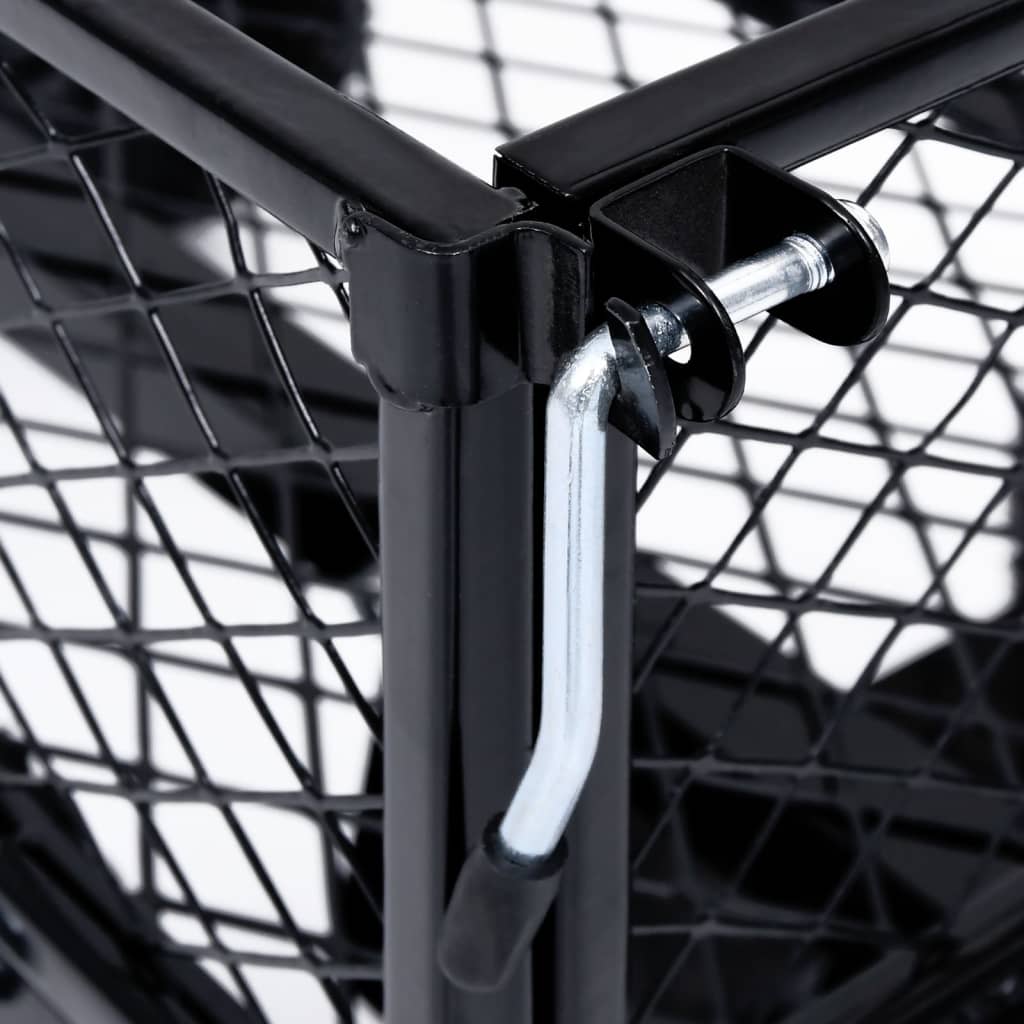 Fekete kerti kézikocsi 350 kg