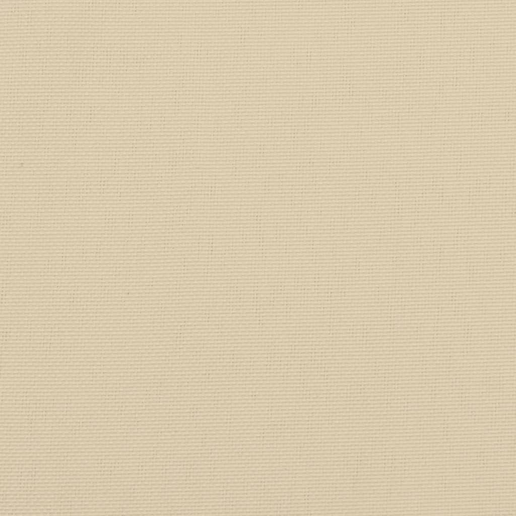 6 db bézs oxford szövet háttámlás székpárna 100x50x3 cm