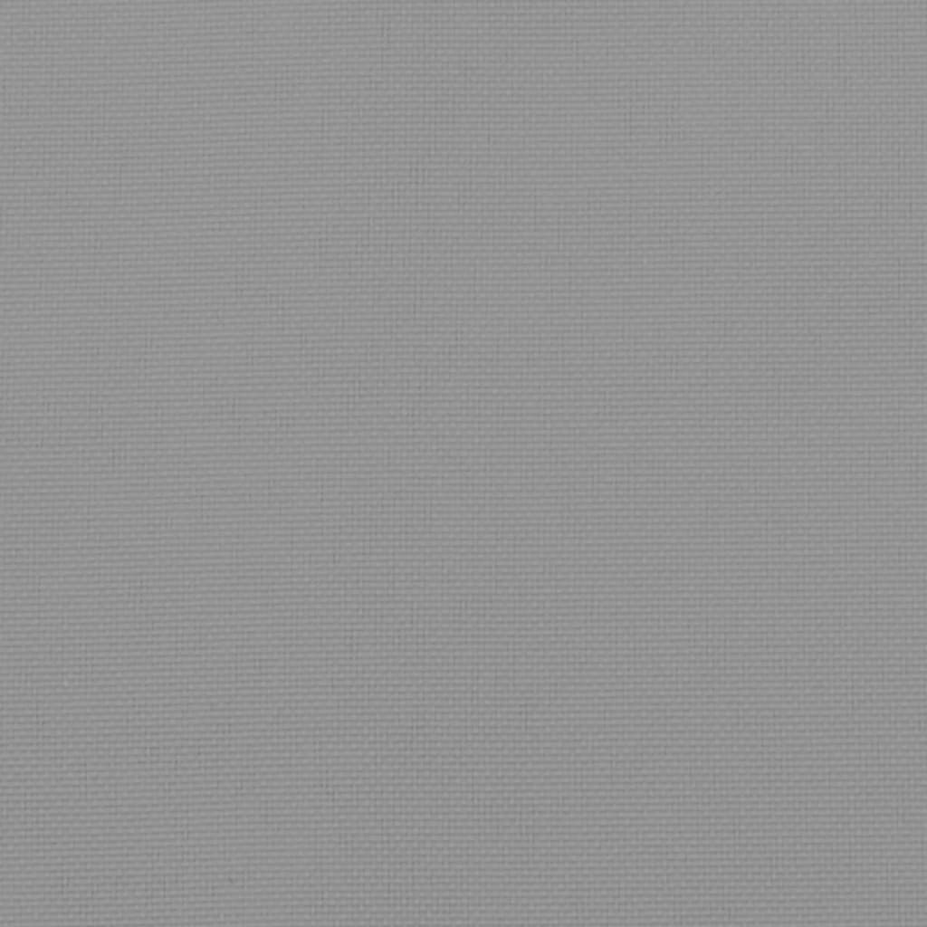 Szürke oxford szövet napozóágy párna 200 x 70 x 3 cm