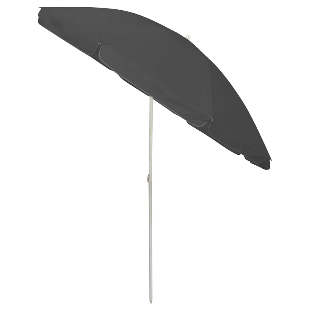 Antracitszürke strandnapernyő 240 cm