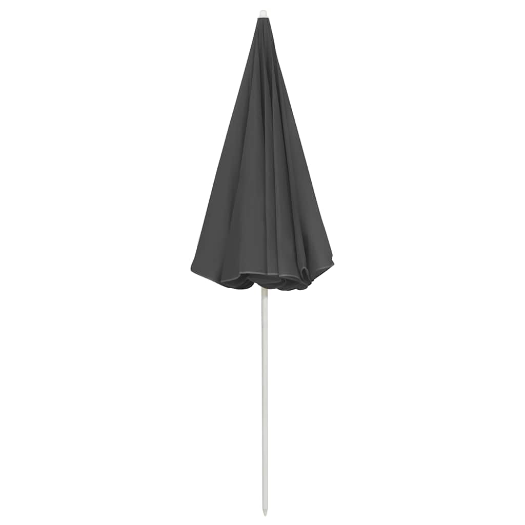Antracitszürke strandnapernyő 240 cm