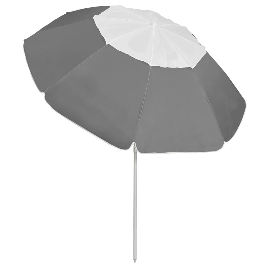 Antracitszürke strandnapernyő 300 cm