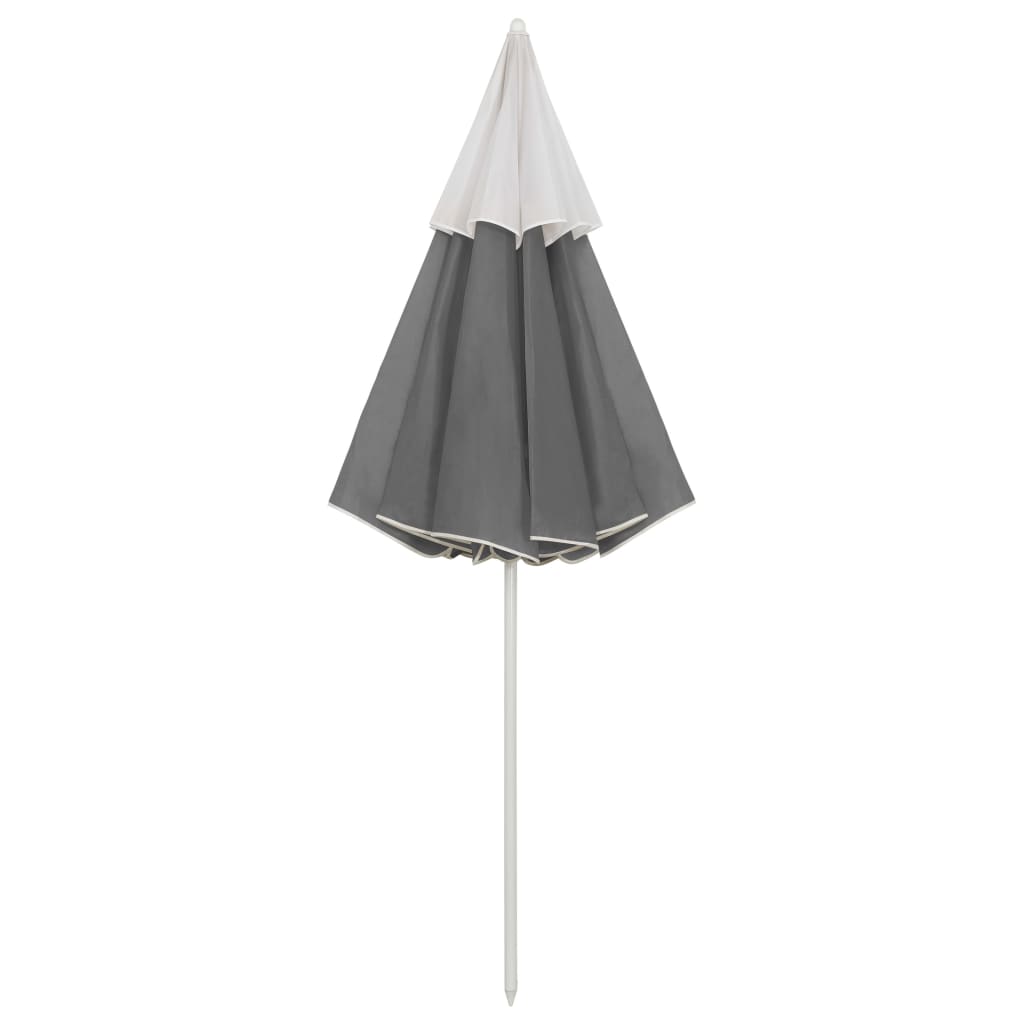 Antracitszürke strandnapernyő 300 cm