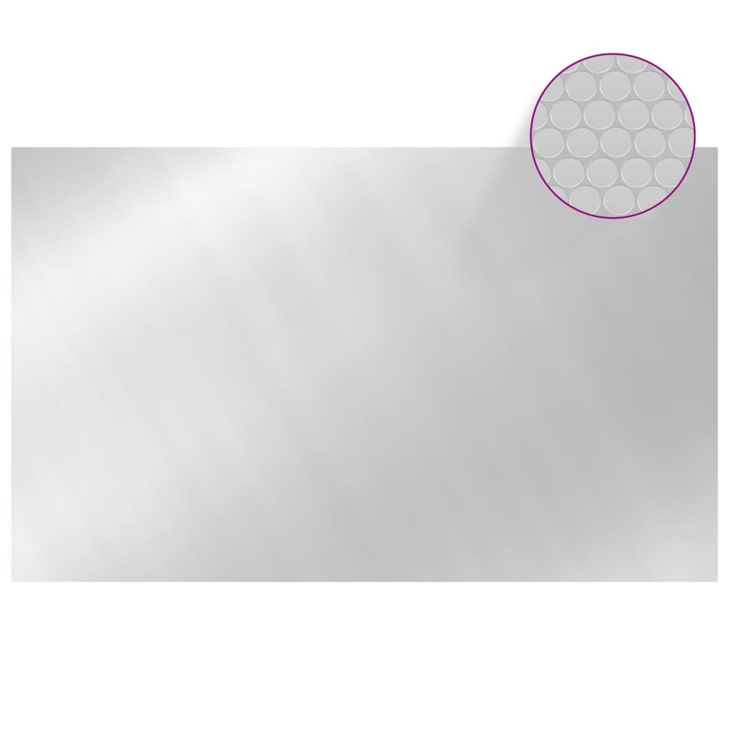 Ezüst polietilén medencetakaró 260 x 160 cm Ezüst polietilén medencetakaró 260 x 160 cm