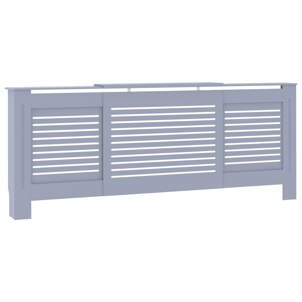 Szürke mdf radiátorburkolat 205 cm