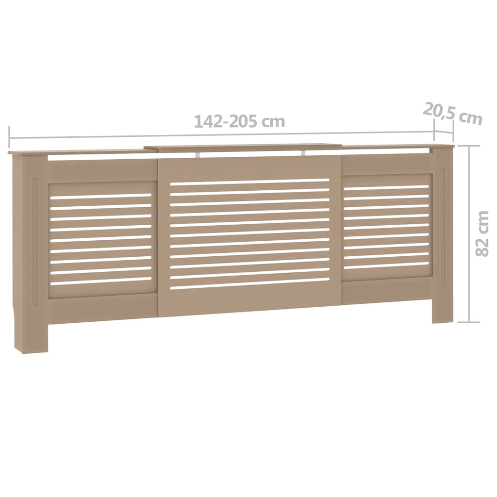 Mdf radiátorburkolat 205 cm