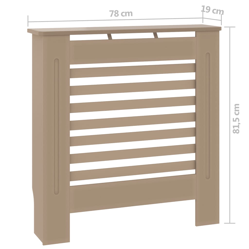 Mdf radiátorburkolat 78 cm