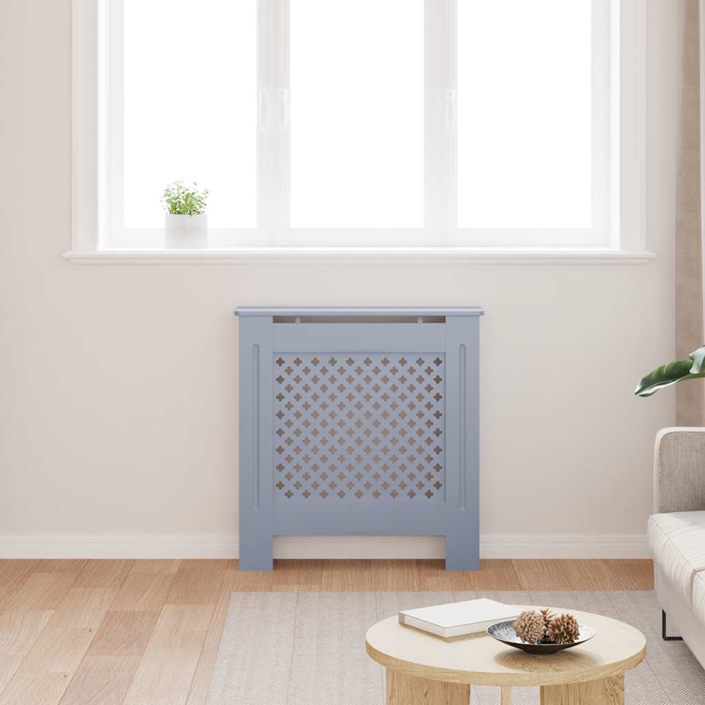Szürke mdf radiátorburkolat 78 cm