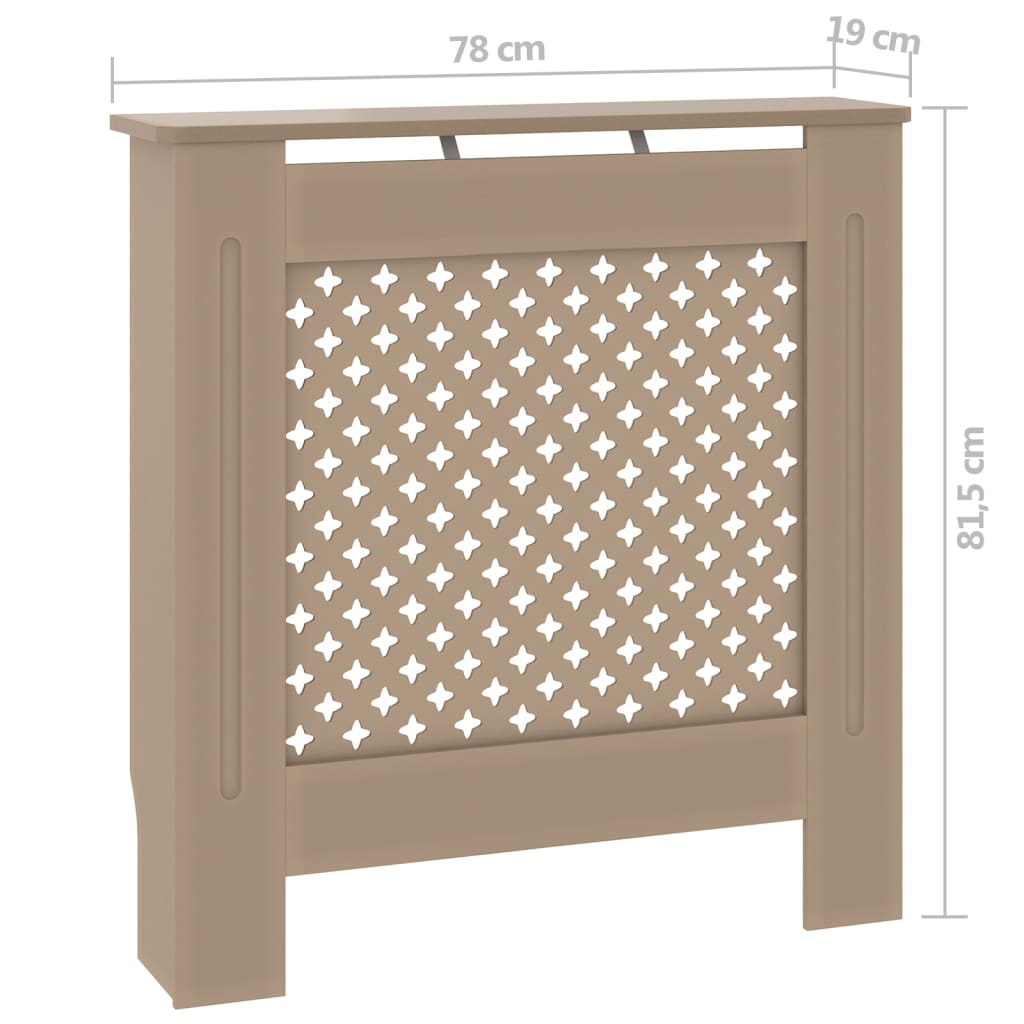 Mdf radiátorburkolat 78 cm