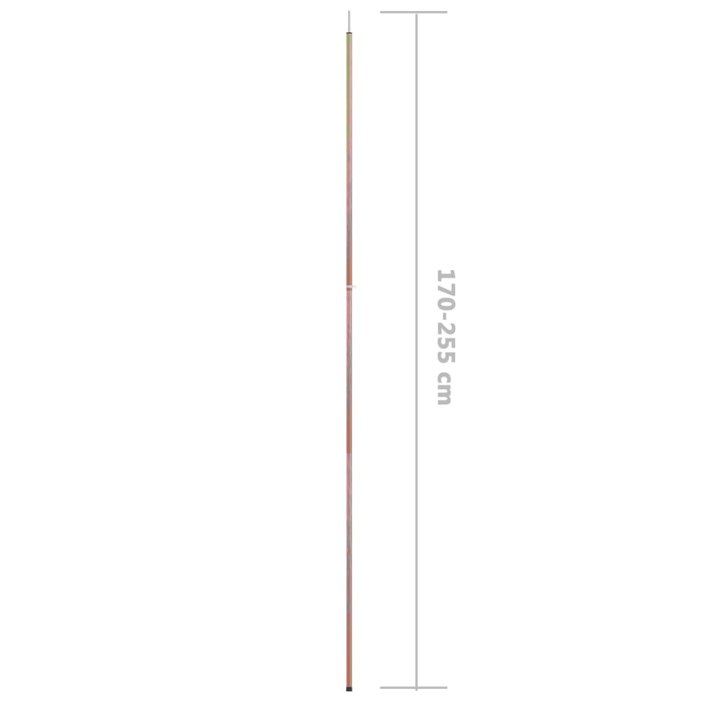 2 db horganyzott acél teleszkópos sátoroszlop 170-255 cm 2 db horganyzott acél teleszkópos sátoroszlop 170-255 cm