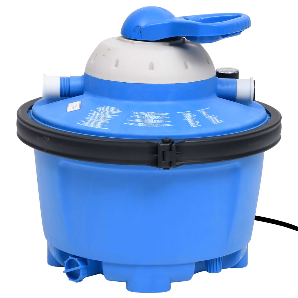 Kék-fekete homokszűrős szivattyú 385 x 620 x 432 mm 200 w 25 l Kék-fekete homokszűrős szivattyú 385 x 620 x 432 mm 200 w 25 l