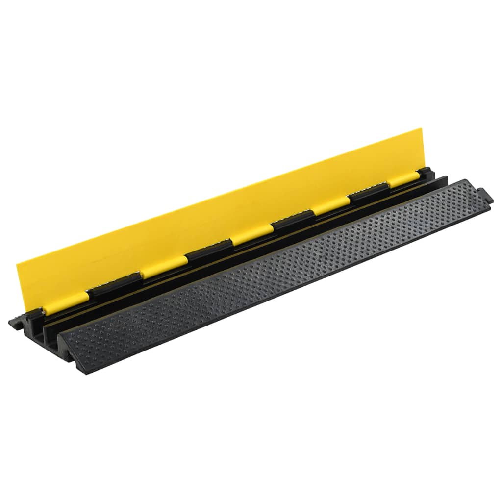 2 db kétcsatornás gumi kábeltaposó 101,5 cm