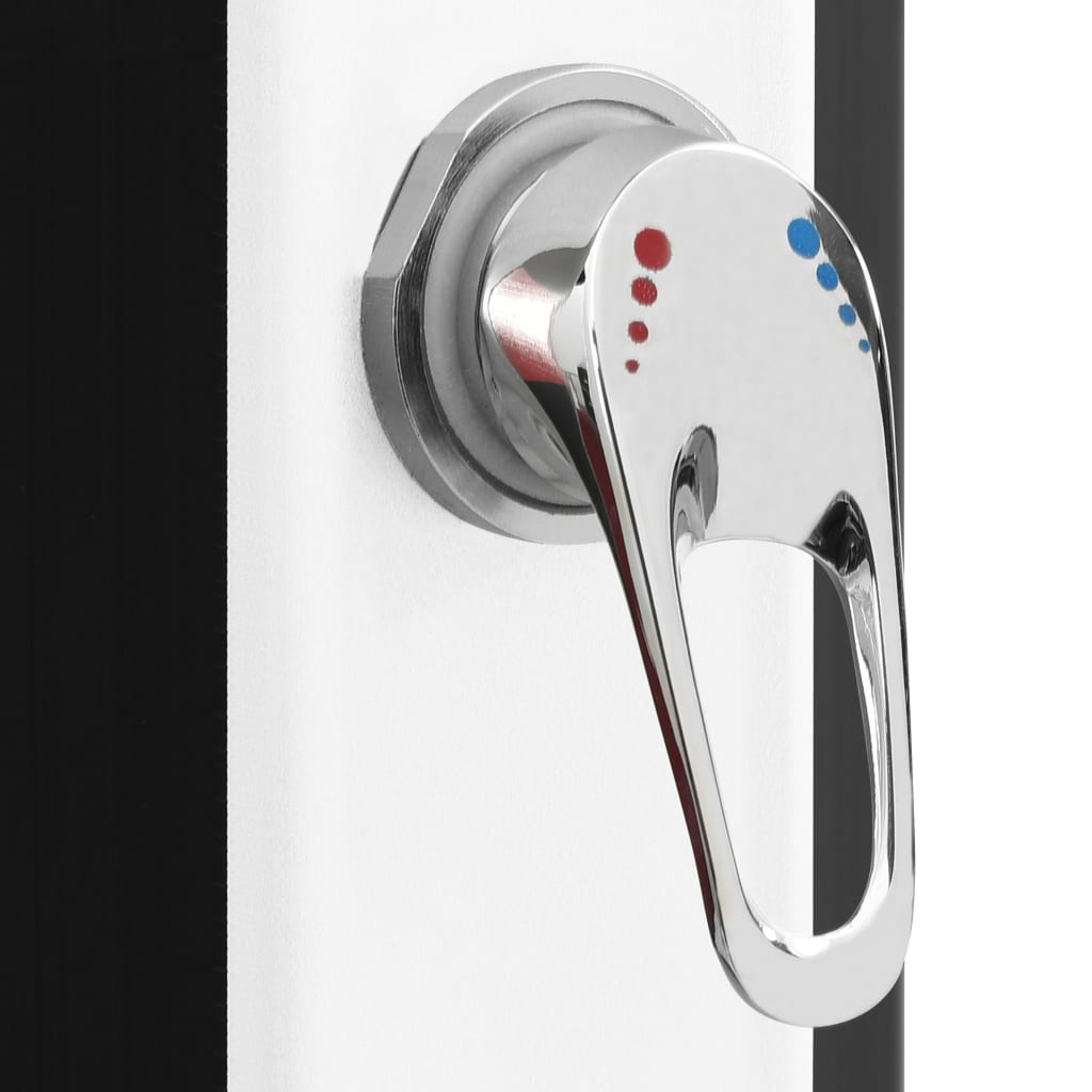 Kültéri szolárzuhany zuhanyfejjel és csappal 35 l