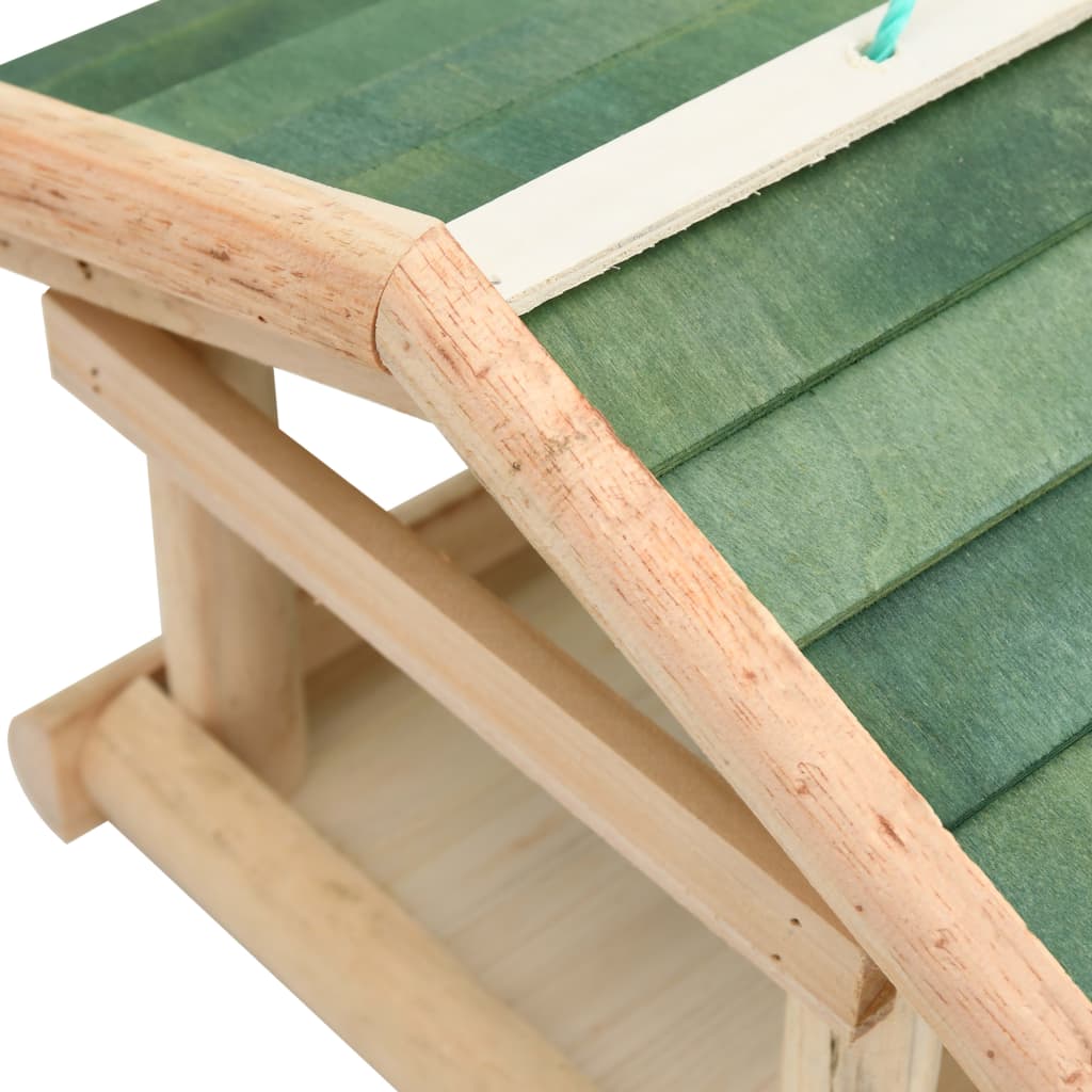 Tömör fa madáretető 35 x 29,5 x 21 cm