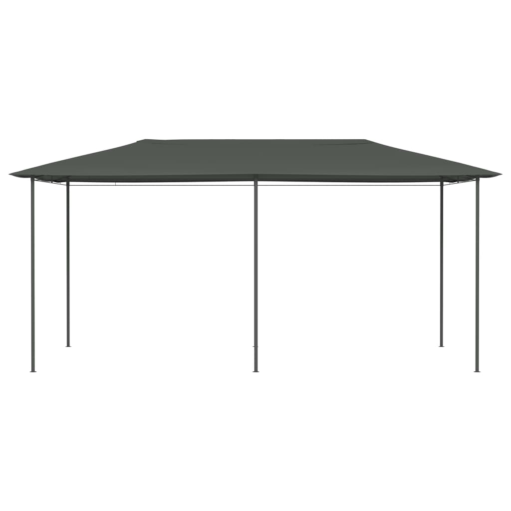 Antracitszürke pavilon 2,98 x 5,3 x 2,59 m 160 g/m²