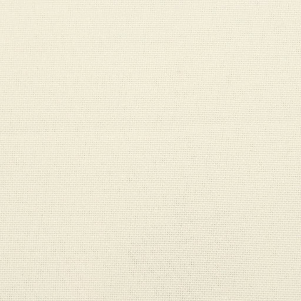 2 db krémfehér oxford szövet székpárna 50 x 50 x 7 cm