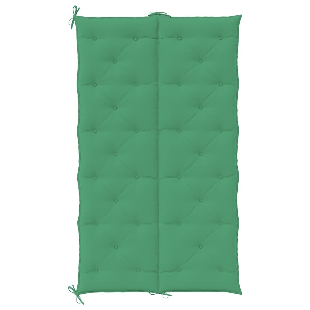Zöld oxford szövet kerti pad párna 180 x (50+50) x 7 cm