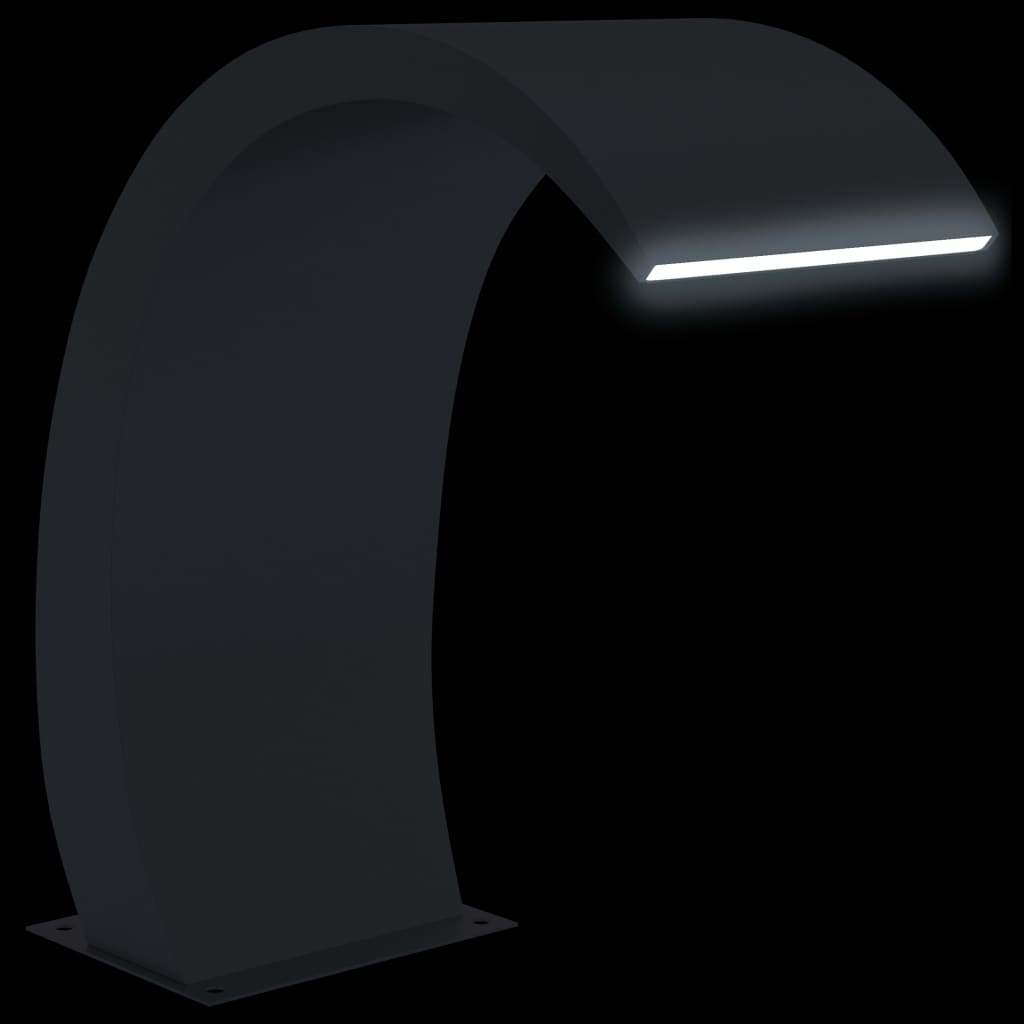 304-es rozsdamentes acél medenceszökőkút led-ekkel 22x60x70 cm 304-es rozsdamentes acél medenceszökőkút led-ekkel 22x60x70 cm