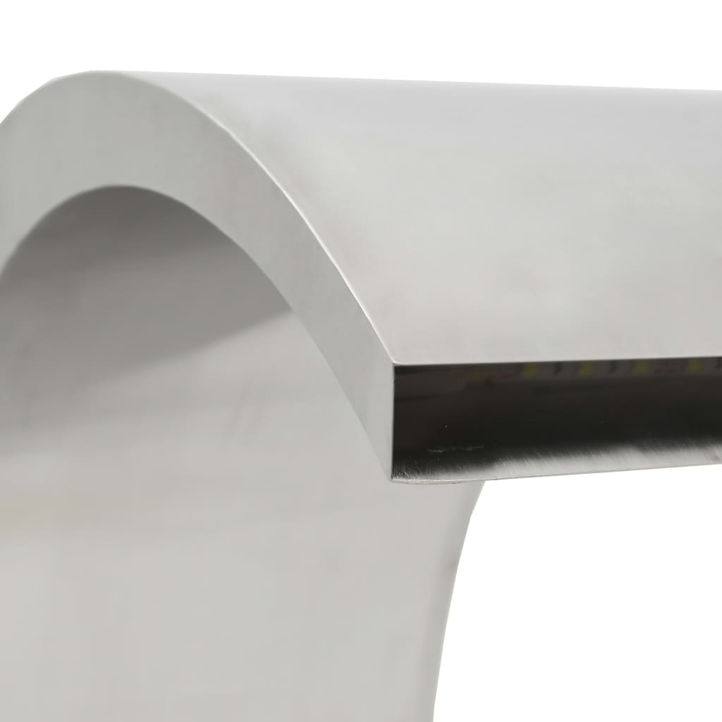 304-es rozsdamentes acél medenceszökőkút led-ekkel 22x60x70 cm 304-es rozsdamentes acél medenceszökőkút led-ekkel 22x60x70 cm