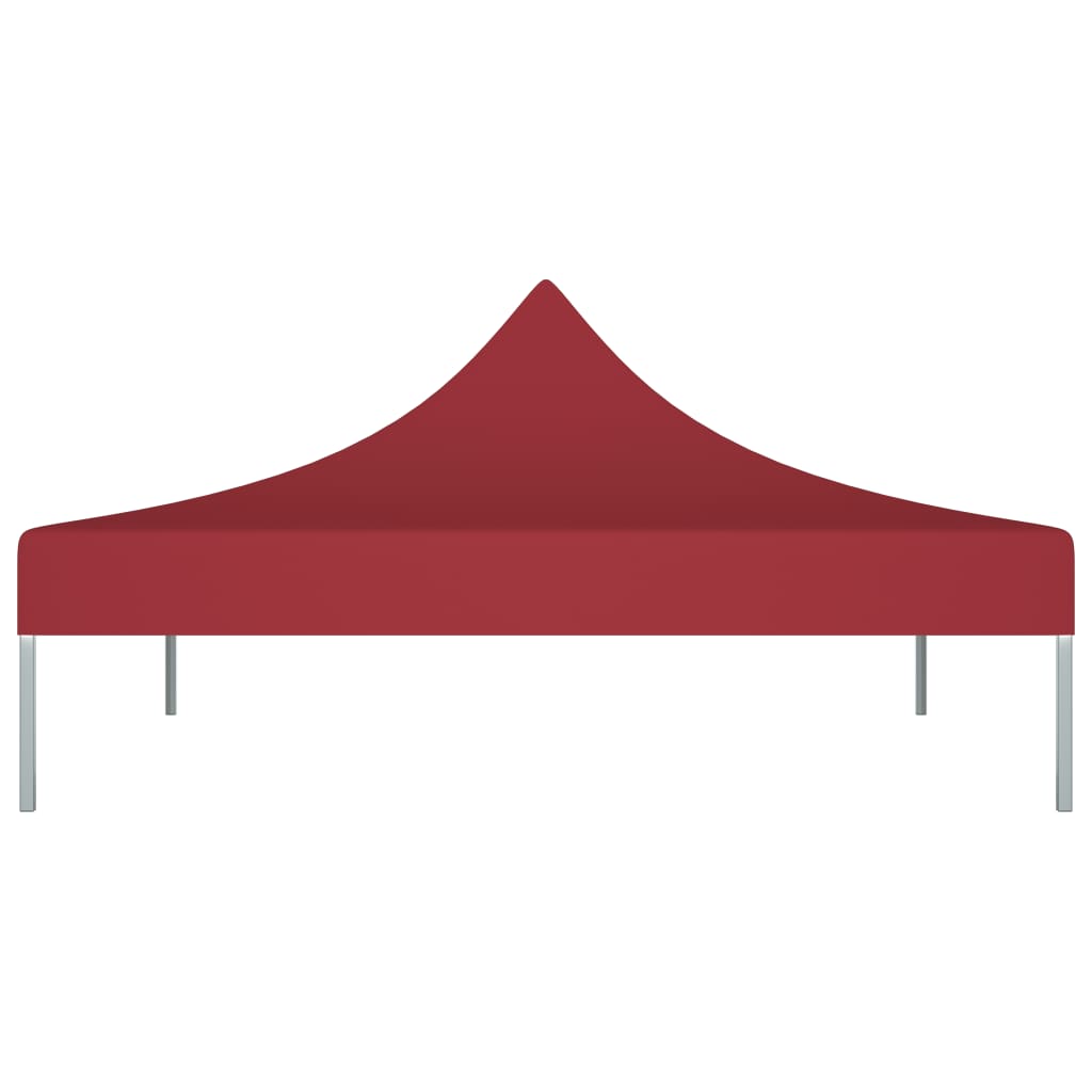 Burgundi vörös tető partisátorhoz 3 x 3 m 270 g/m²