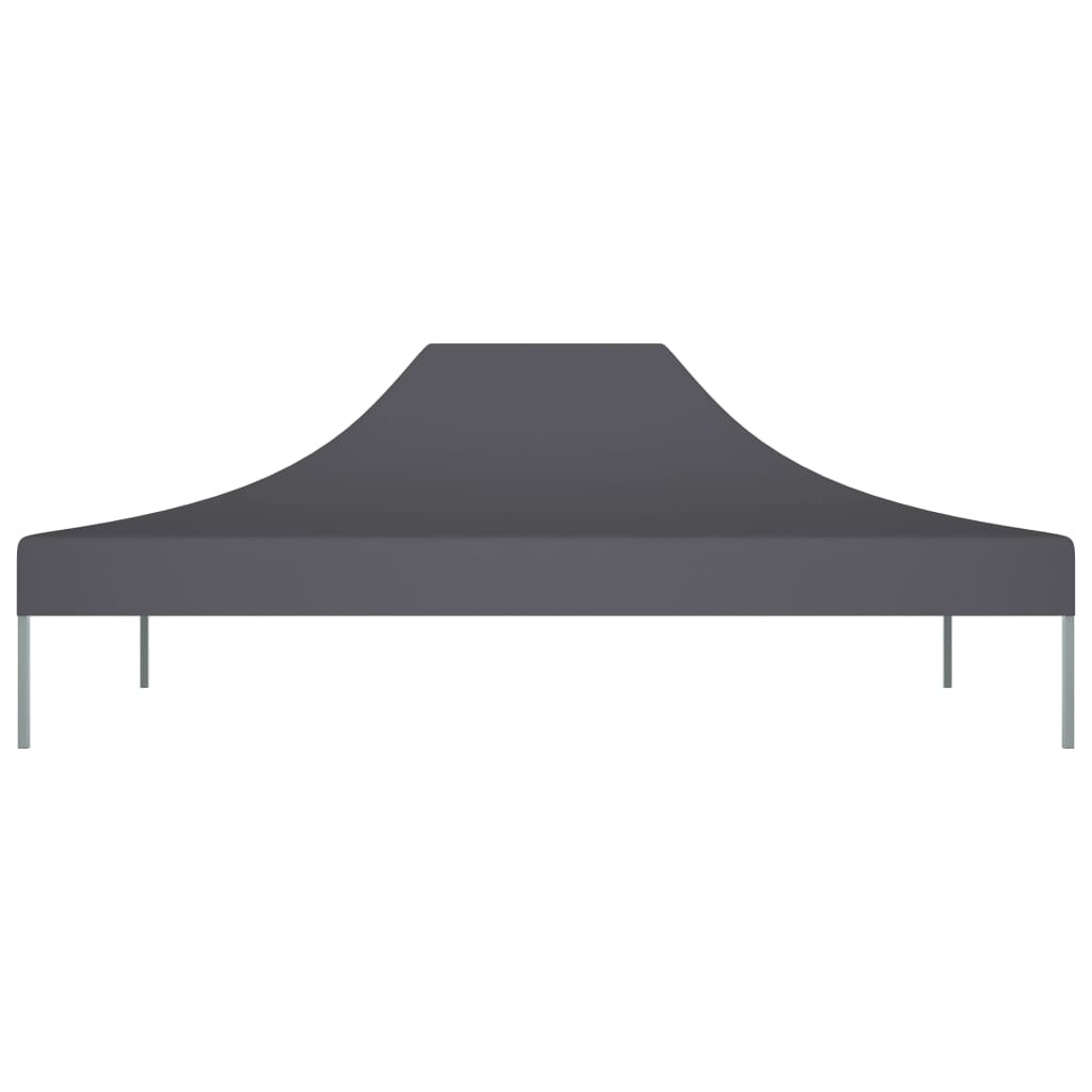 Antracitszürke tető partisátorhoz 4 x 3 m 270 g/m²