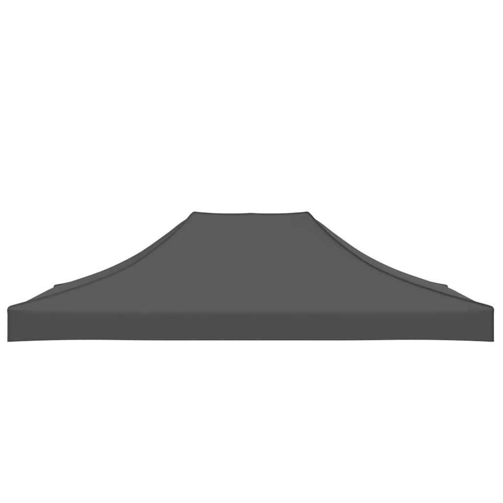 Antracitszürke tető partisátorhoz 4,5 x 3 m 270 g/m²