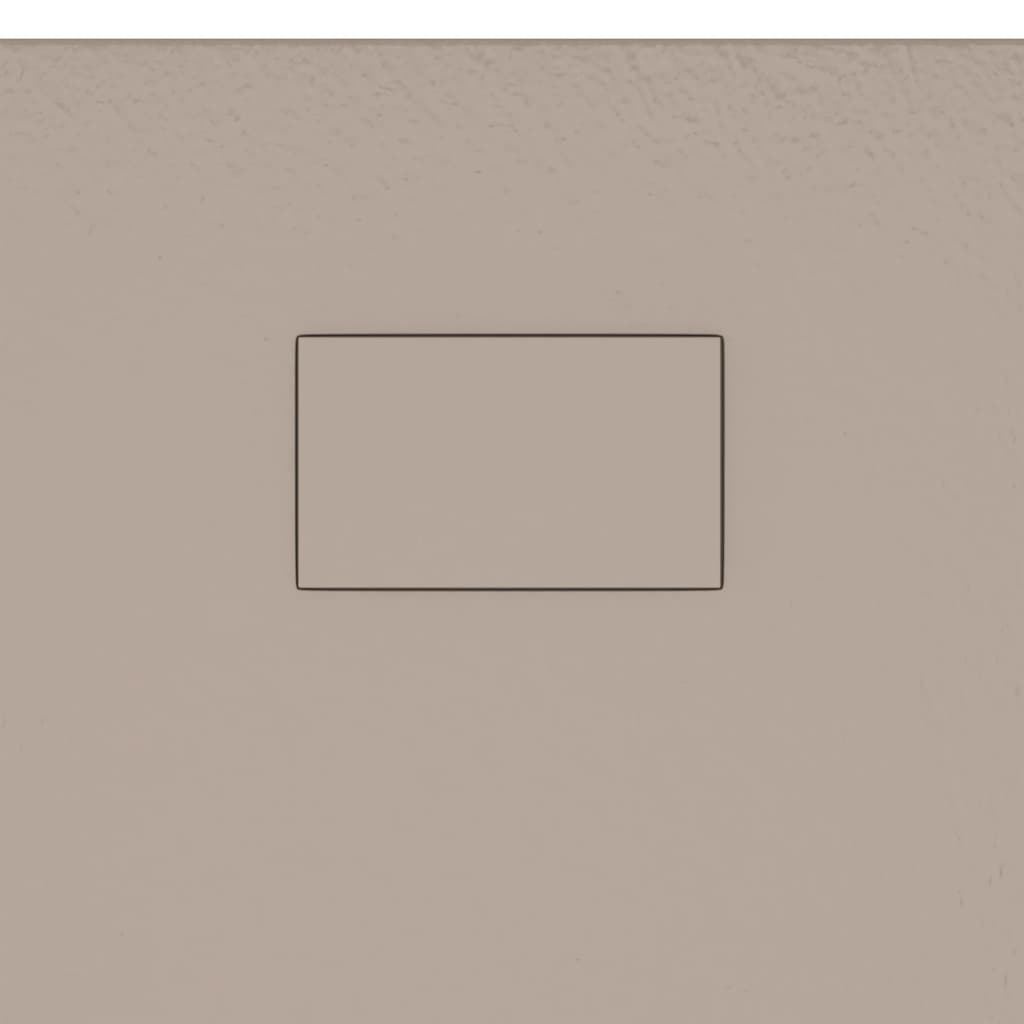 Barna smc zuhanytálca 90 x 70 cm