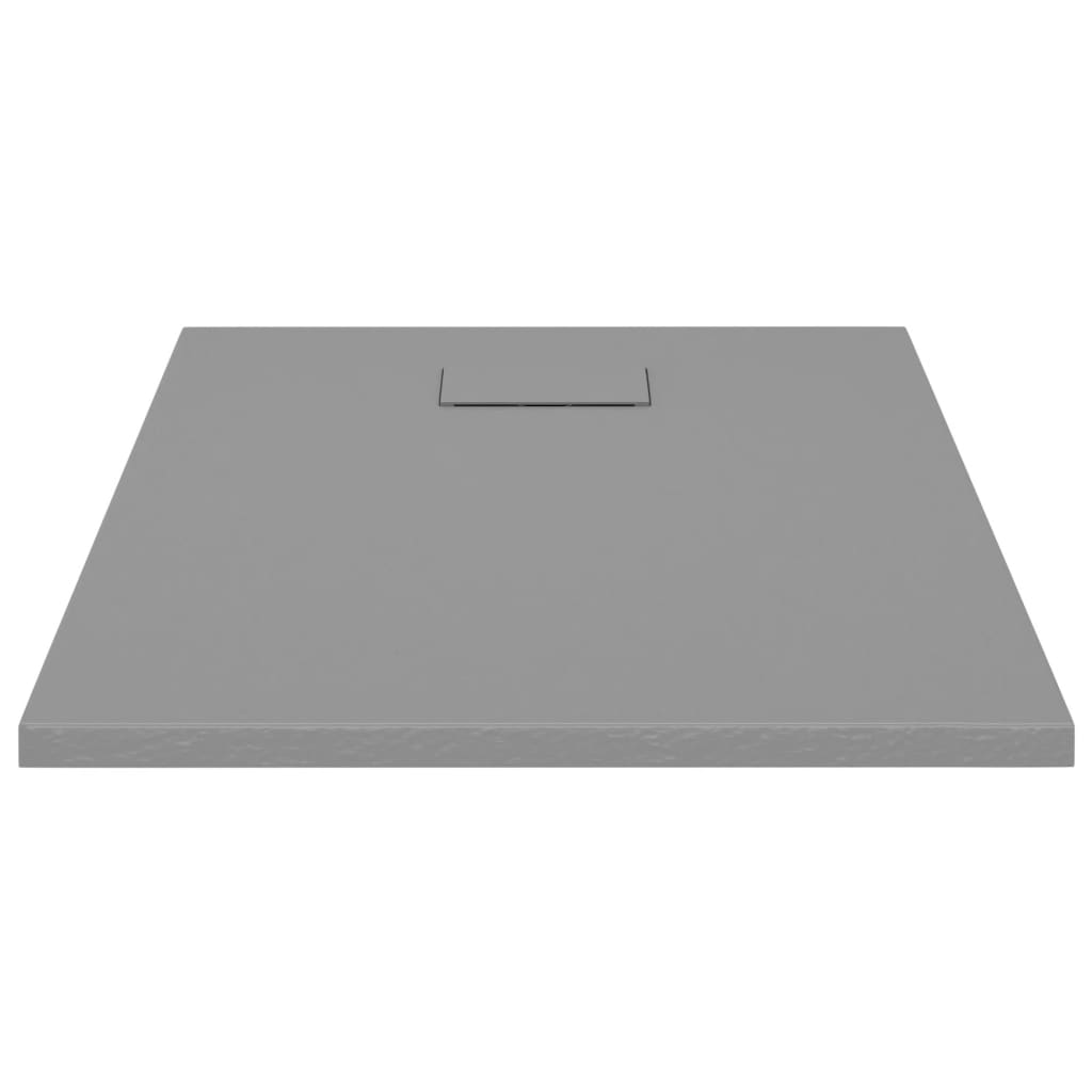 Szürke smc zuhanytálca 90 x 70 cm