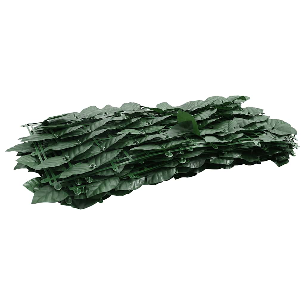 Sötétzöld leveles erkélyparaván 300 x 150 cm