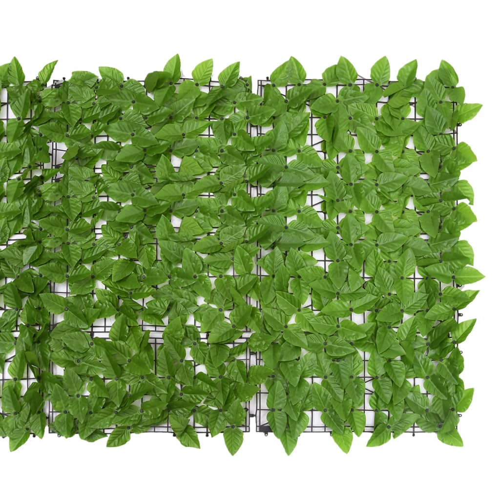 Zöld leveles erkélyparaván 500 x 100 cm