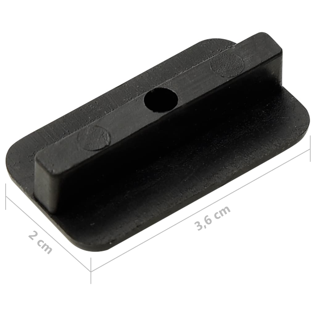 Műanyag és rozsdamentes acél burkolatrögzítő klipsz 200 csavarral