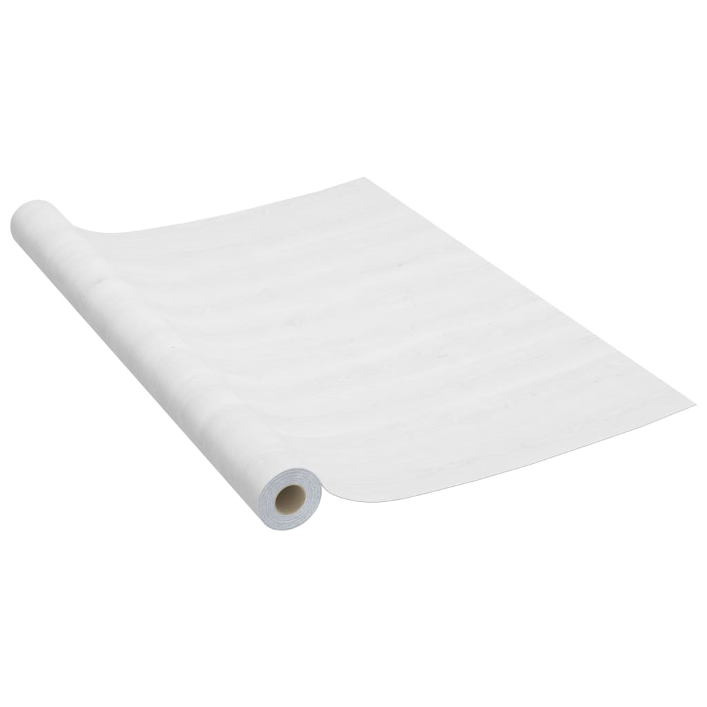 4 db fehér faszínű öntapadó pvc ajtófólia 210 x 90 cm