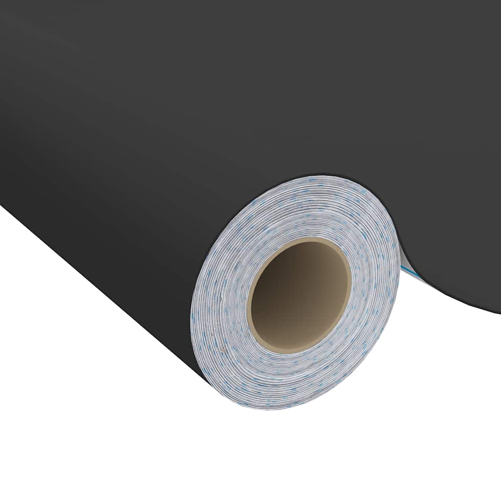 2 db fekete öntapadó pvc ajtófólia 500 x 90 cm
