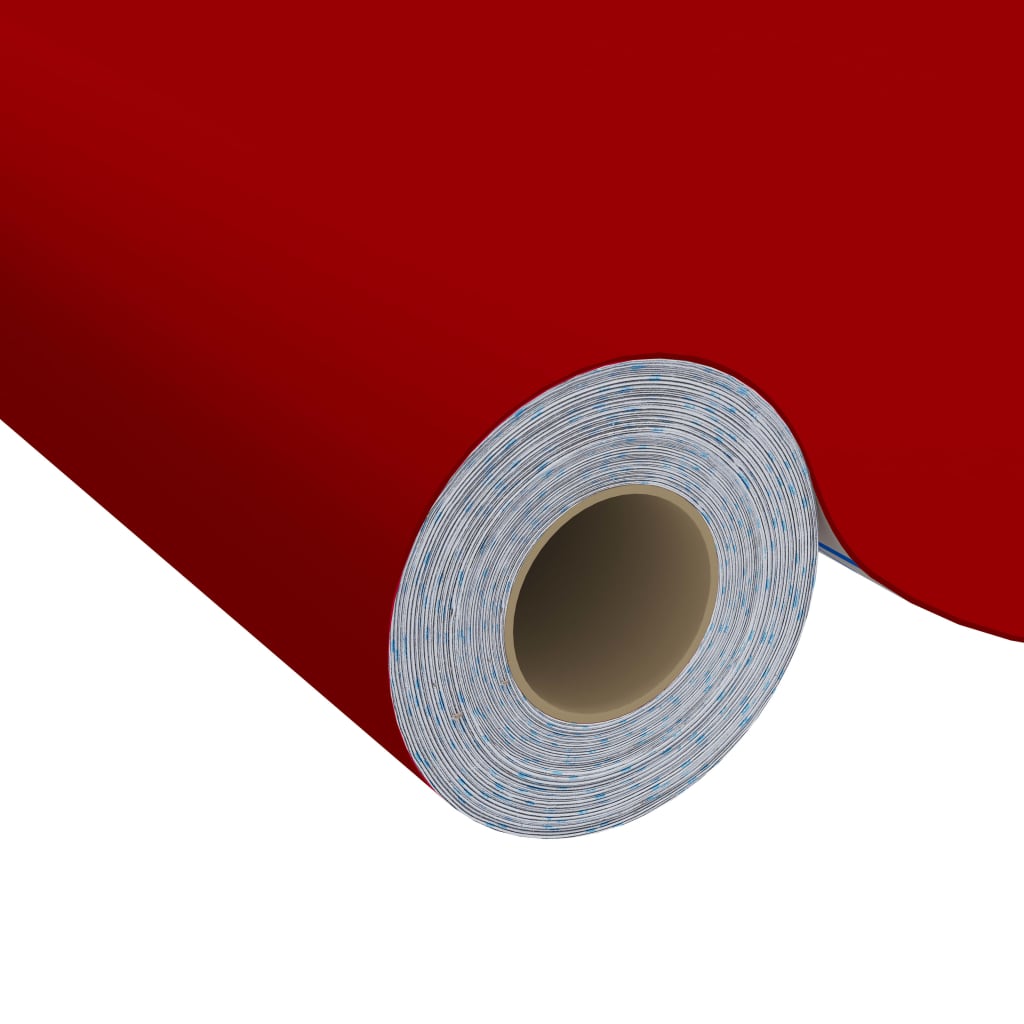 2 db piros öntapadó pvc ajtófólia 500 x 90 cm