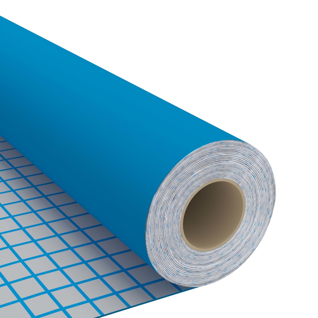 2 db azúrkék öntapadó pvc ajtófólia 500 x 90 cm