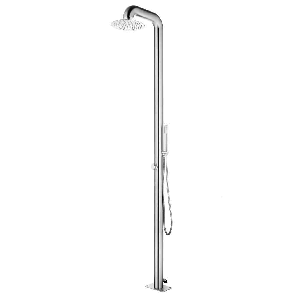 Rozsdamentes acél kerti zuhany 225 cm
