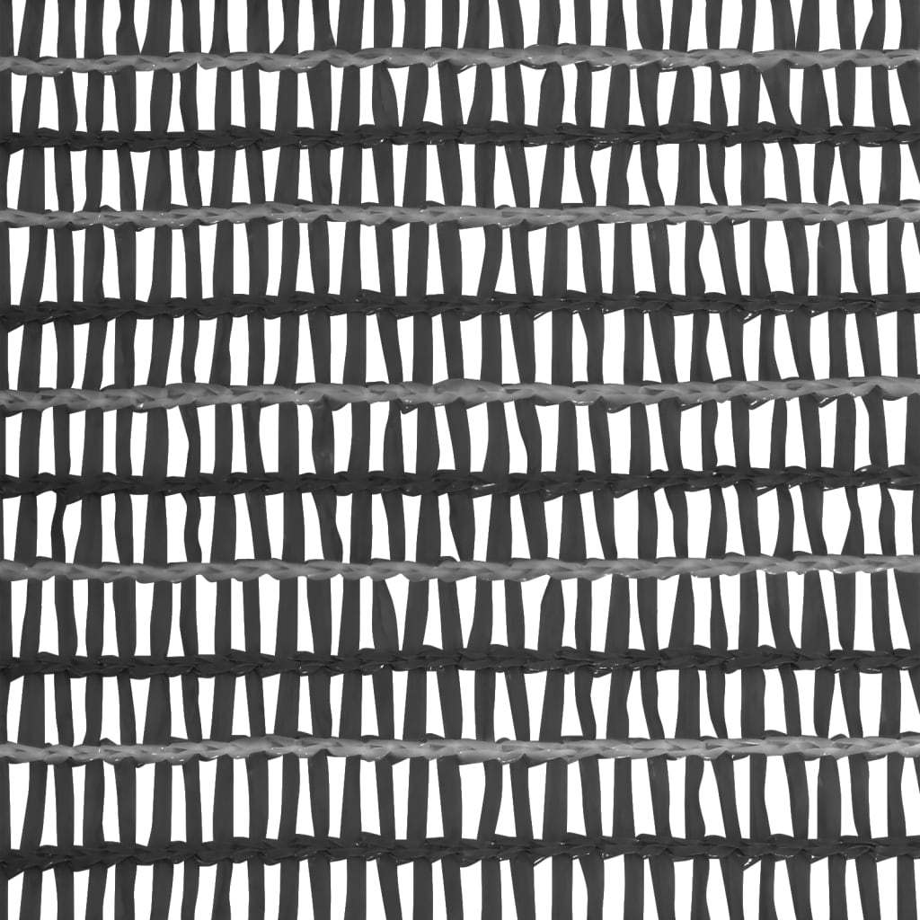 Antracitszürke hdpe belátásgátló háló 2 x 50 m 75 g/m²