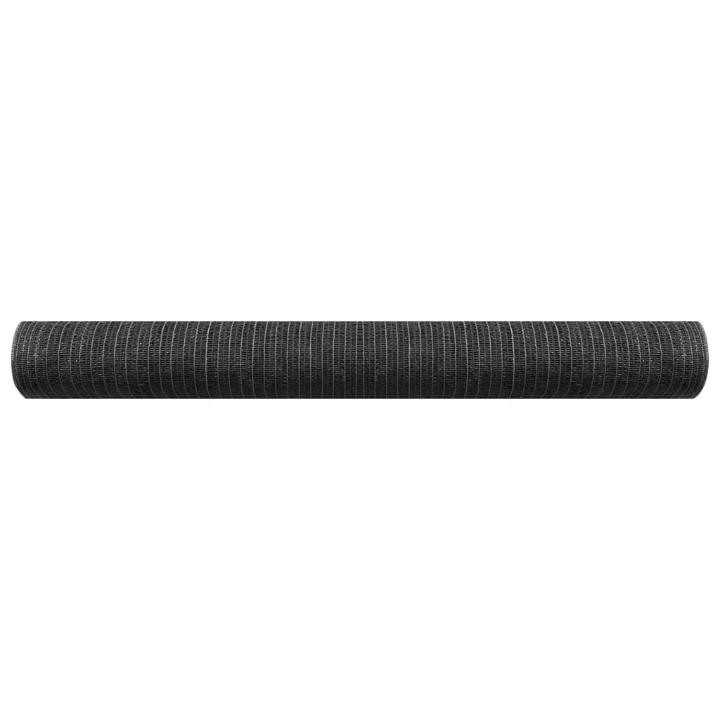 Antracitszürke hdpe belátásgátló háló 3,6 x 50 m 150 g/m²