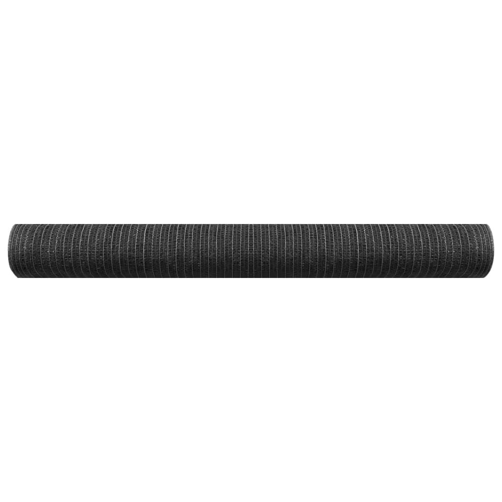 Antracitszürke hdpe belátásgátló háló 1,8 x 50 m 195 g/m²