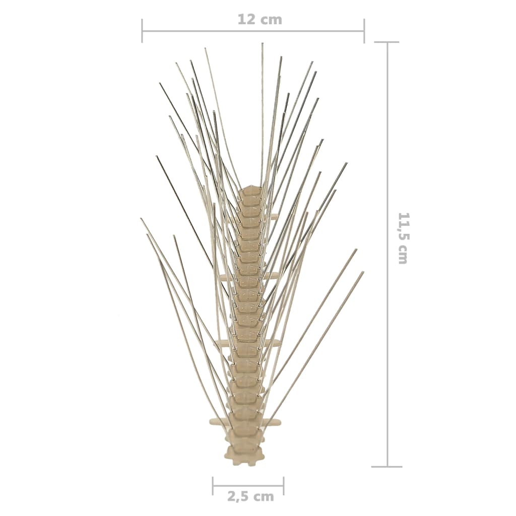 20 db 10 m-es ötsoros műanyag madár- és galambriasztó tüske