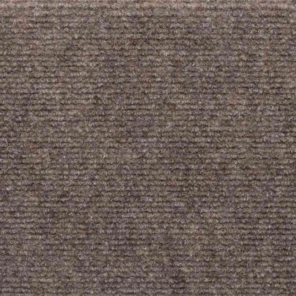 15 db öntapadós lépcsőszőnyeg, 65 x 21 x 4 cm, bézs, téglalap alakú széllel