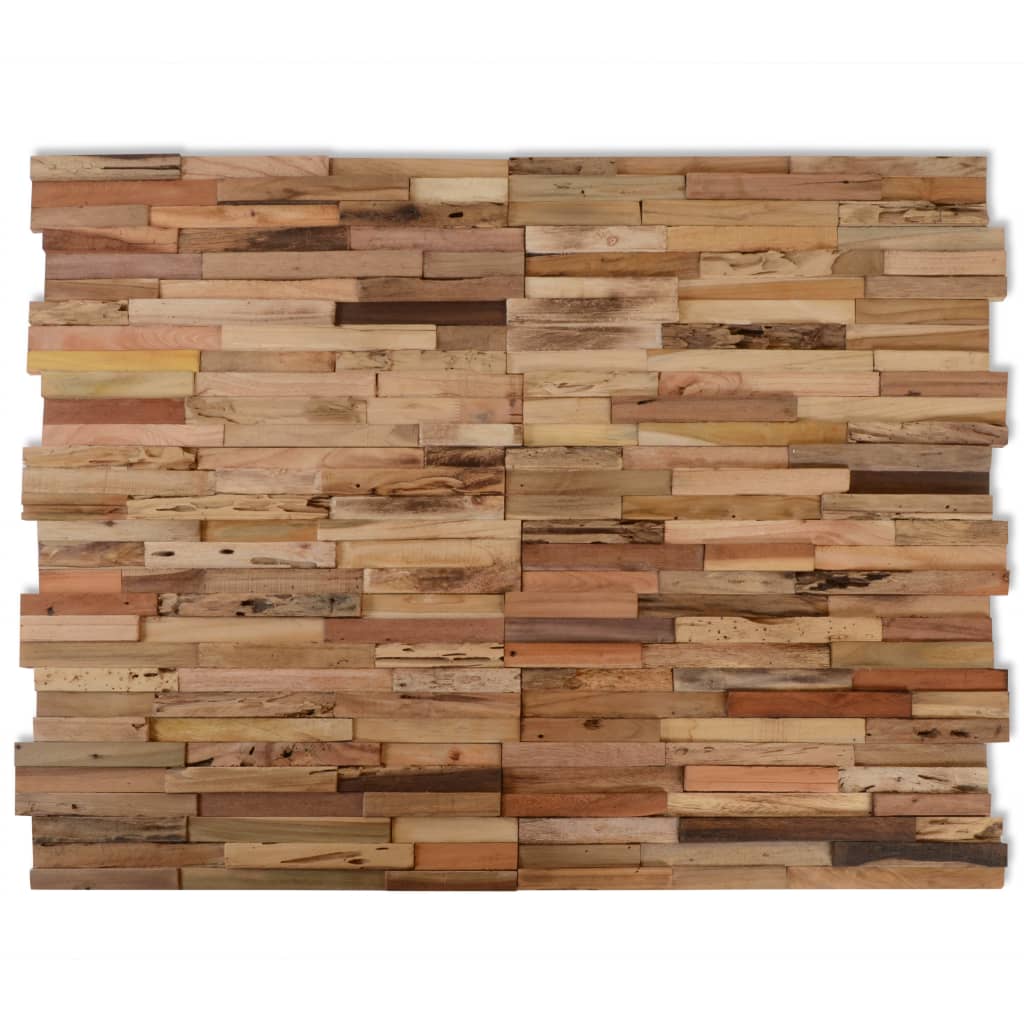 10 db újrahasznosított tíkfa falburkoló panel 1,03 m² 10 db újrahasznosított tíkfa falburkoló panel 1,03 m²