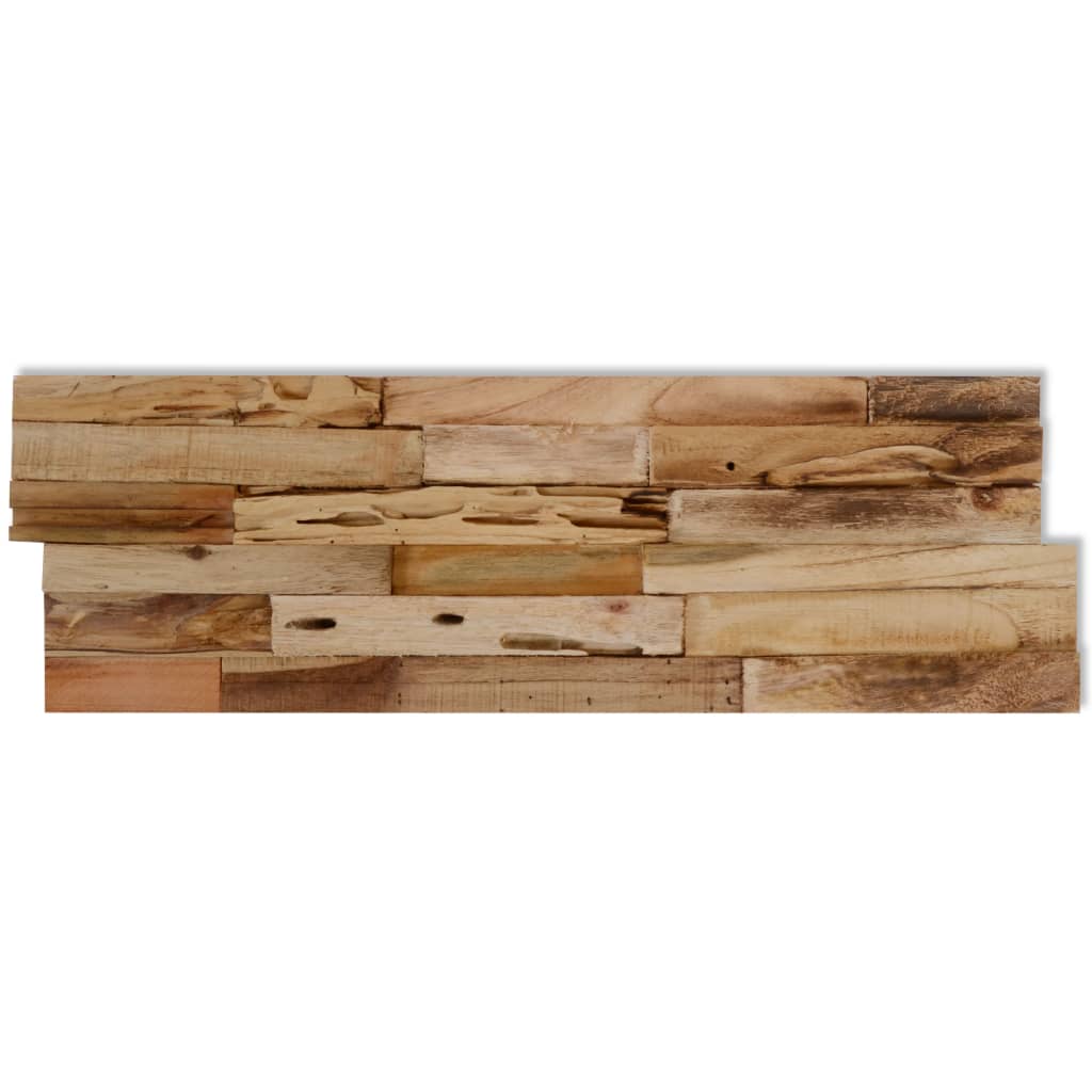 10 db újrahasznosított tíkfa falburkoló panel 1,03 m² 10 db újrahasznosított tíkfa falburkoló panel 1,03 m²