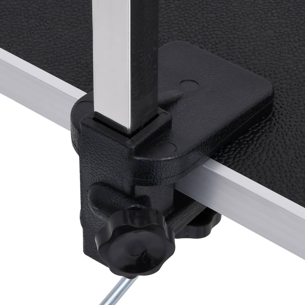 Állítható kutyakozmetikai asztal 2 hurokkal és kosárral